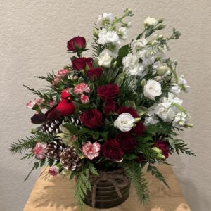 Fresh Flower Bucket Arrangement