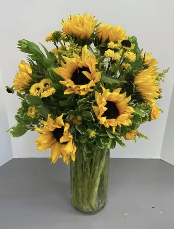 Sunflower Vase